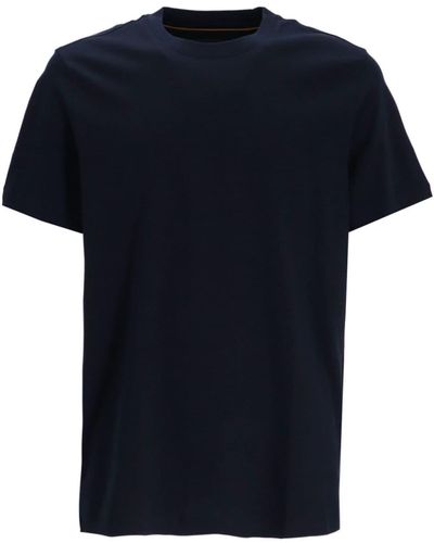 BOSS Crew-neck Cotton T-shirt - Blue