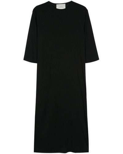 Studio Nicholson Banner Ribbed Maxi Dress - Black