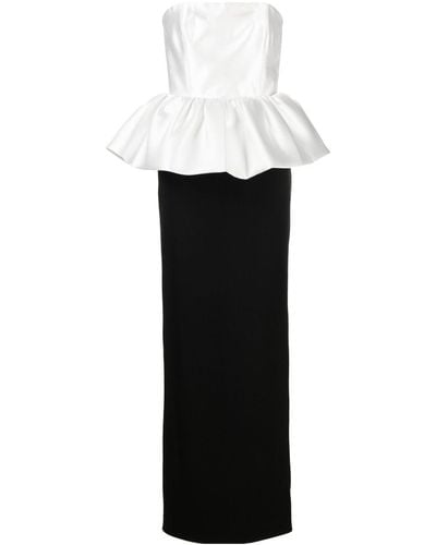 Solace London Maddison Strapless Dress - White