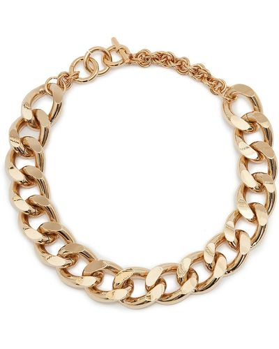 JW Anderson Oversized Chain Necklace - Metallic
