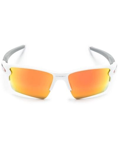 Oakley Gafas de sol Flak 2.0 con montura rectangular - Naranja
