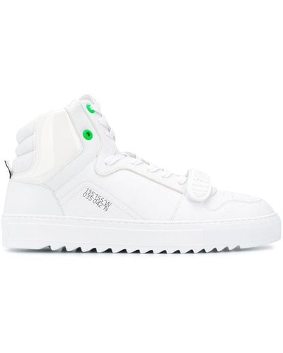 F_WD High-Top-Sneakers - Weiß