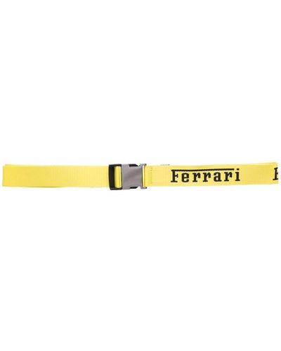 Ferrari Logoed Belt - Yellow