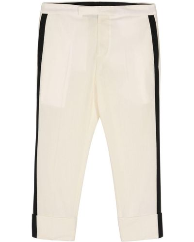 SAPIO Wool tailored trousers - Neutre