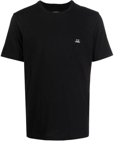 C.P. Company T-shirt à patch logo - Noir