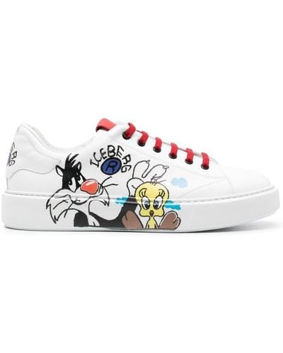 Iceberg Carson High-top Sneakers - Wit
