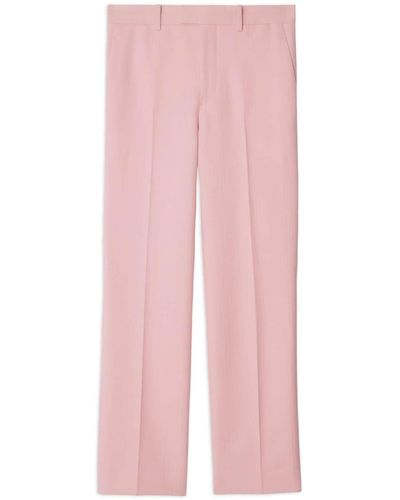 Burberry Geplooide Pantalon - Roze