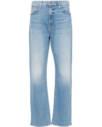 Mother The Ditcher Straight Jeans - Blue