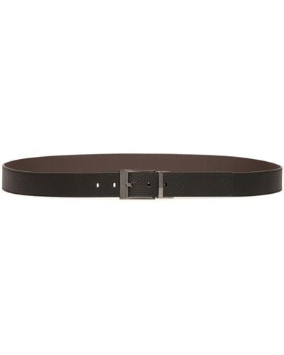 Bally Shiffie Leather Belt - Brown