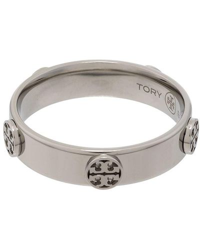 Tory Burch Miller Studded Ring - Metallic