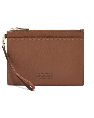 Marc Jacobs Pouch The Small Wristlet - Marrone