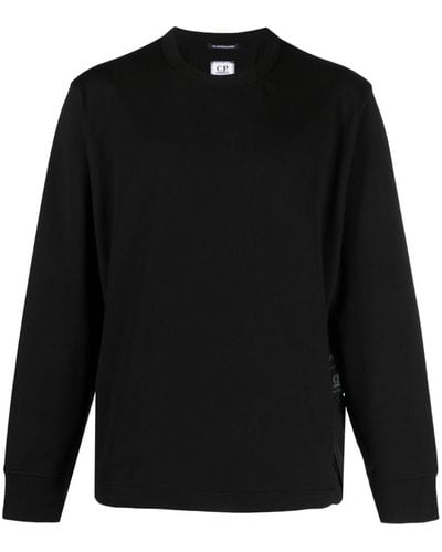 C.P. Company Sweatshirt mit aufgesetzter Tasche - Schwarz