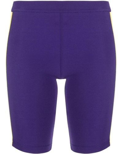 DSquared² Short taille-haute à bande logo - Violet