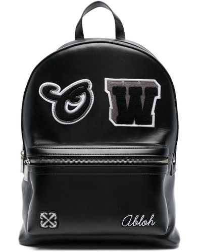Off-White c/o Virgil Abloh Varsity-patches Backpack - Black