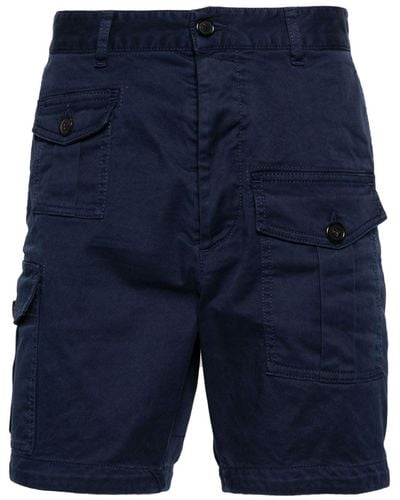 DSquared² Sexy Cargo Shorts - Blauw