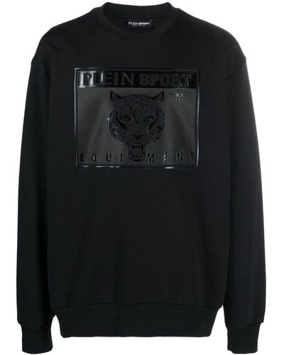 Philipp Plein Tiger Logo-print Sweatshirt - Black