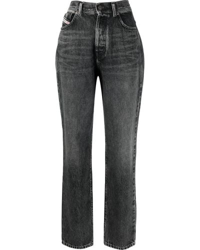 DIESEL 1956 Straight Jeans - Grijs