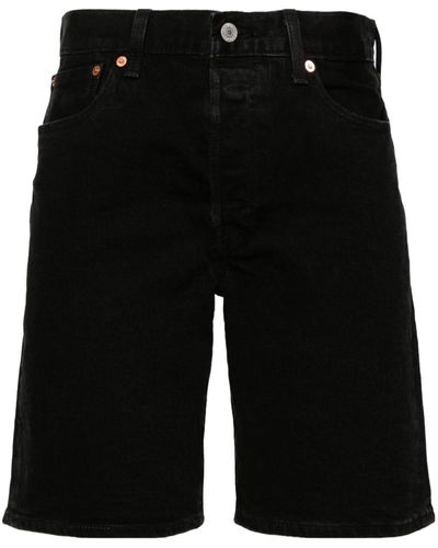Levi's 501® Mid-rise Denim Shorts - Black