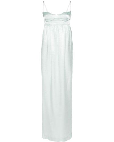 Anna October Bustier-style Maxi Dress - White