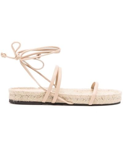 Alohas Rayna lace-up sandals - Bianco
