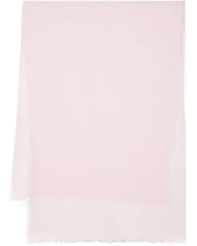 Claudie Pierlot Frayed Cheesecloth Scarf - Pink