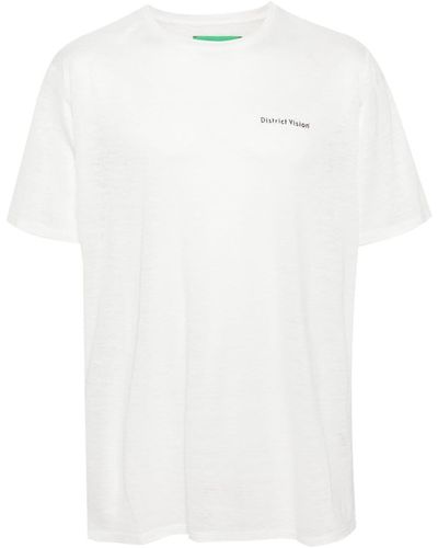 District Vision Crew-neck Hemp T-shirt - White