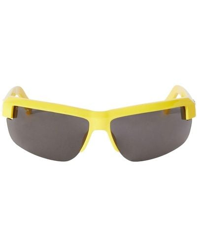 Off-White c/o Virgil Abloh Toledo Arrows-motif Sunglasses - Yellow