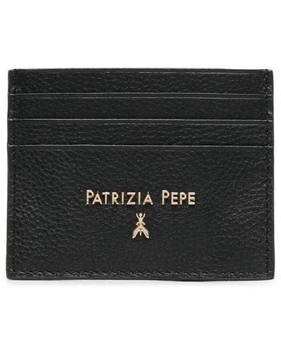 Patrizia Pepe Fly Logo-plaque Card Holder - Black