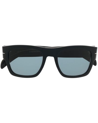 David Beckham Bold Square-frame Sunglasses - Black