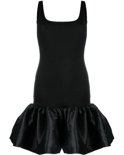 Marques'Almeida Puff-hem Sleeveless Dress - Black