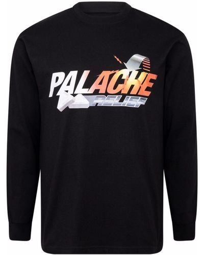 Palace Palache Langarmshirt - Schwarz