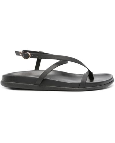 Ancient Greek Sandals Aimilia Flat Sandals - Black