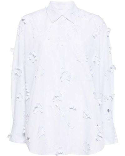 JNBY Oversized Cut-out Shirt - White