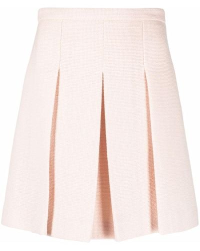 Gucci Box-pleat Mini Skirt - Pink