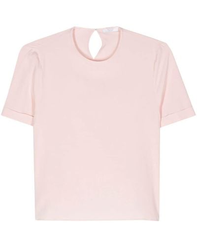 Peserico Bluse mit rundem Ausschnitt - Pink
