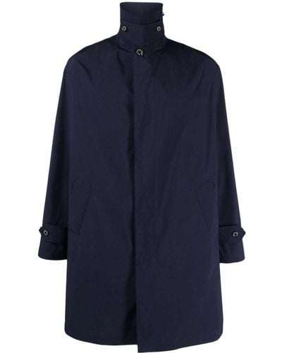 Mackintosh Soho Eco Dry Raincoat - Blue