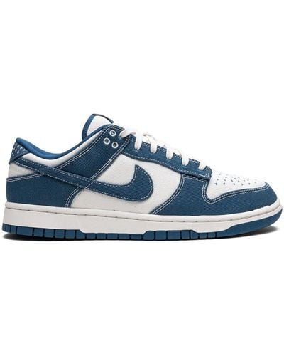 Nike Dunk Low Shashiko Industrial Blue Sneakers - Blau