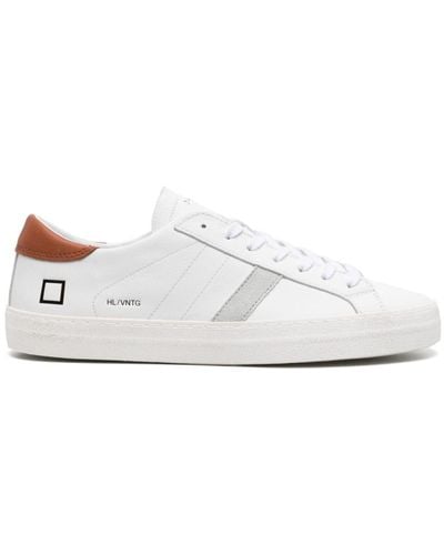 Date Hill Low Vintage Leather Sneakers - White
