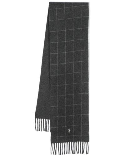 Polo Ralph Lauren Sjaal Met Franje - Grijs