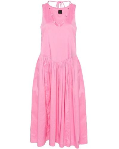 Pinko Anonymous Midi Dress - Pink