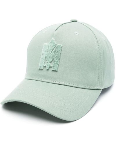 Mackage Anderson Flocked-logo Baseball Cap - Green