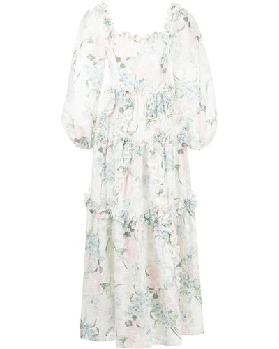 Needle & Thread Posy Blossom ドレス - ホワイト