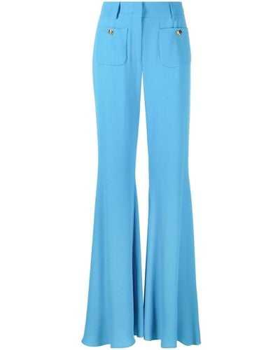 Moschino High-rise Flared Pants - Blue