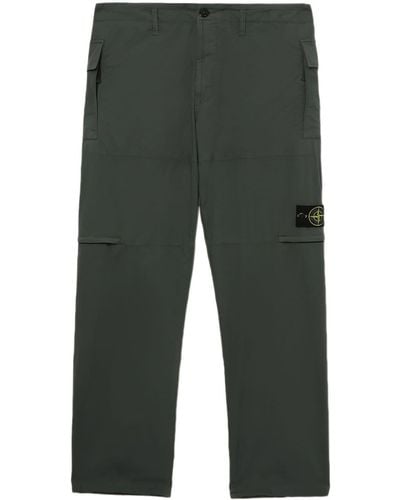 Stone Island Compass-badge Cargo Trousers - Green