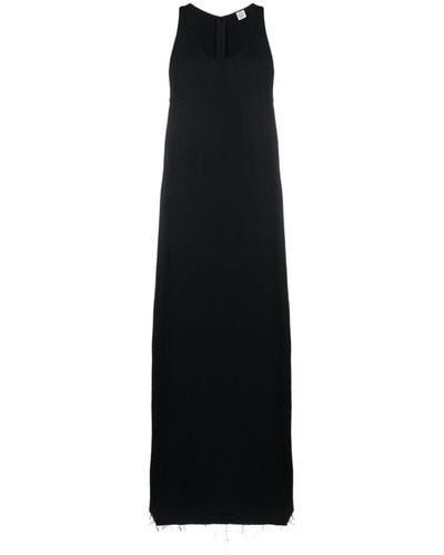 Totême スクープネック ノースリーブ ドレス - ブラック