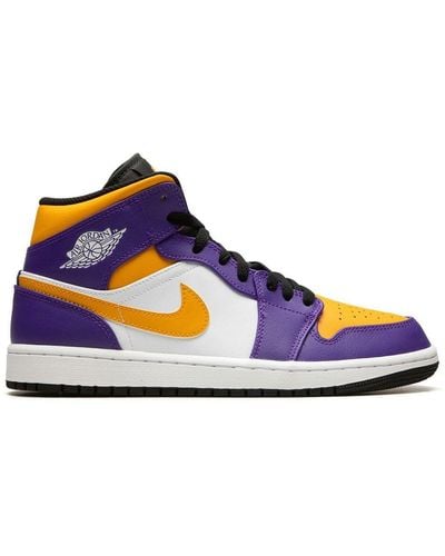 Nike Air 1 Mid "lakers" Shoes - Blue