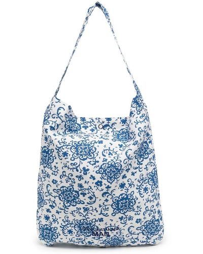 Junya Watanabe Motif-print Tote Bag - Blue