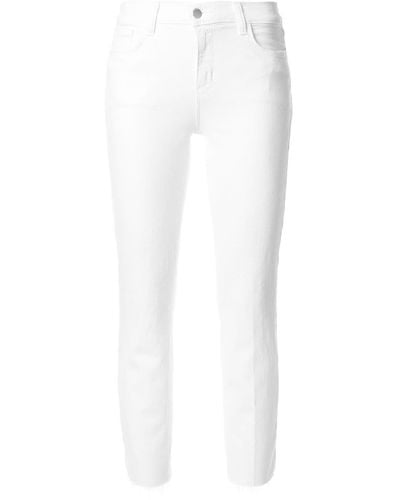 L'Agence Cropped jeans - Weiß
