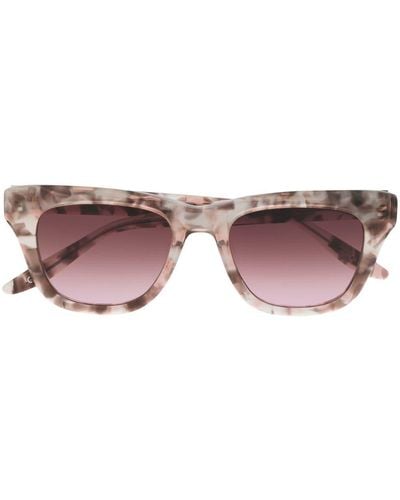Barton Perreira Sonnenbrille mit breitem Gestell - Pink