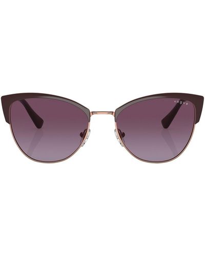 Vogue Eyewear Lunettes de soleil à monture papillon - Violet